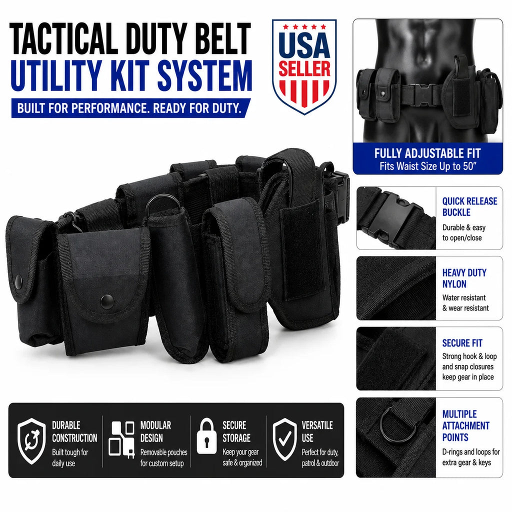 Tactical Nylon Duty Belt