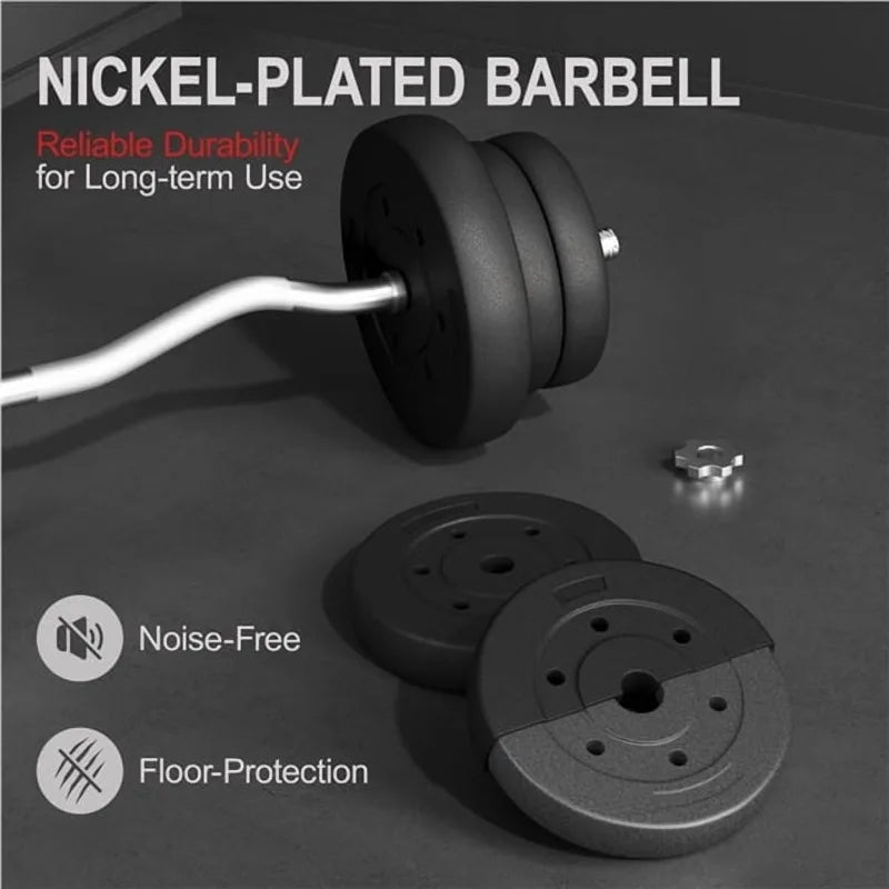 55Lb Barbell Weight Set