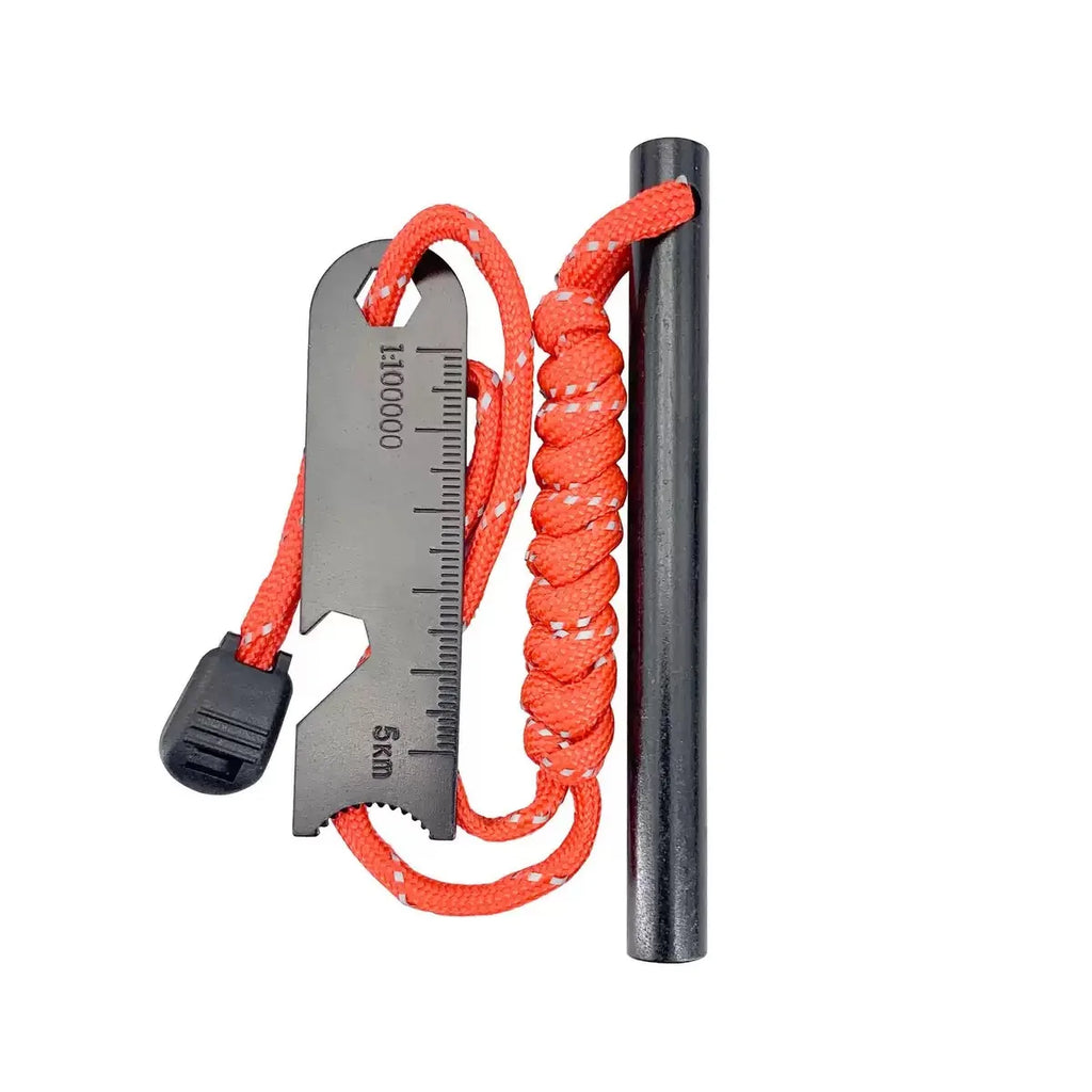 Bear Grylls Survival Fire Starter Magnesium Flint Rod Portable Emergency Firesteel Kit