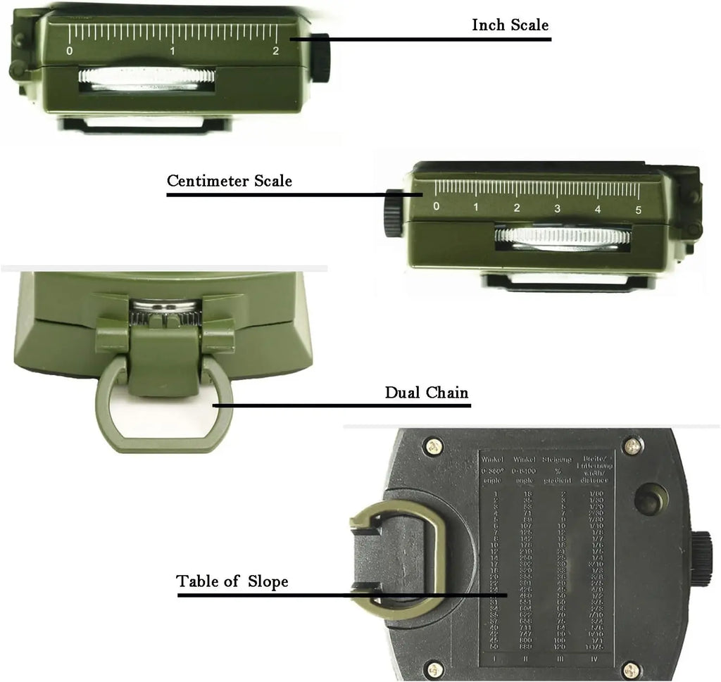 High Precision Outdoor Survival Military Compass