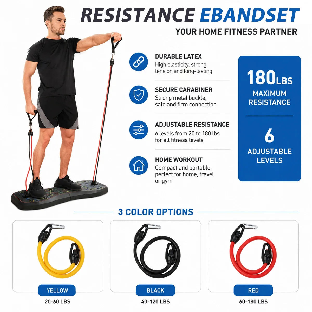 20 in 1 Portable Home Gym Workout Set