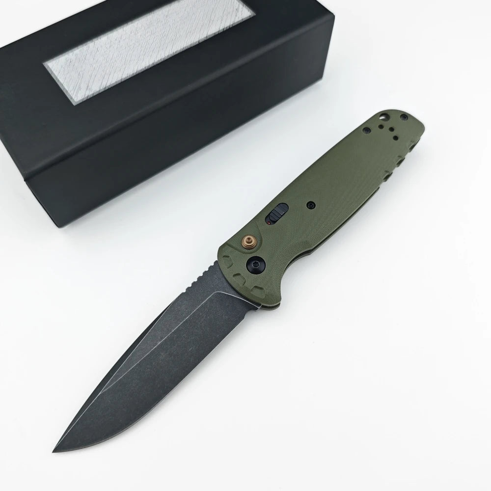BM 4300 Folding Knife G10 Handle Wilderness Exploration