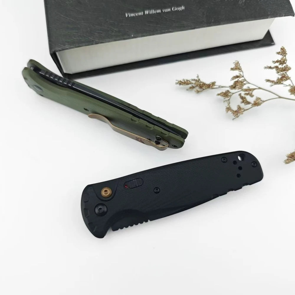 BM 4300 Folding Knife G10 Handle Wilderness Exploration