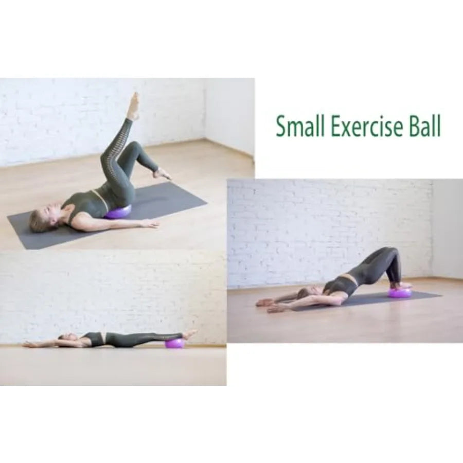 Small Exercise Ball Between Knees, 6 inch Pilates Ball