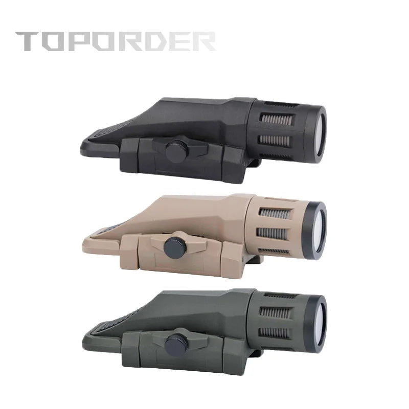 L Hunting Gun Scout Light LED  Flashlight Fit  Rail