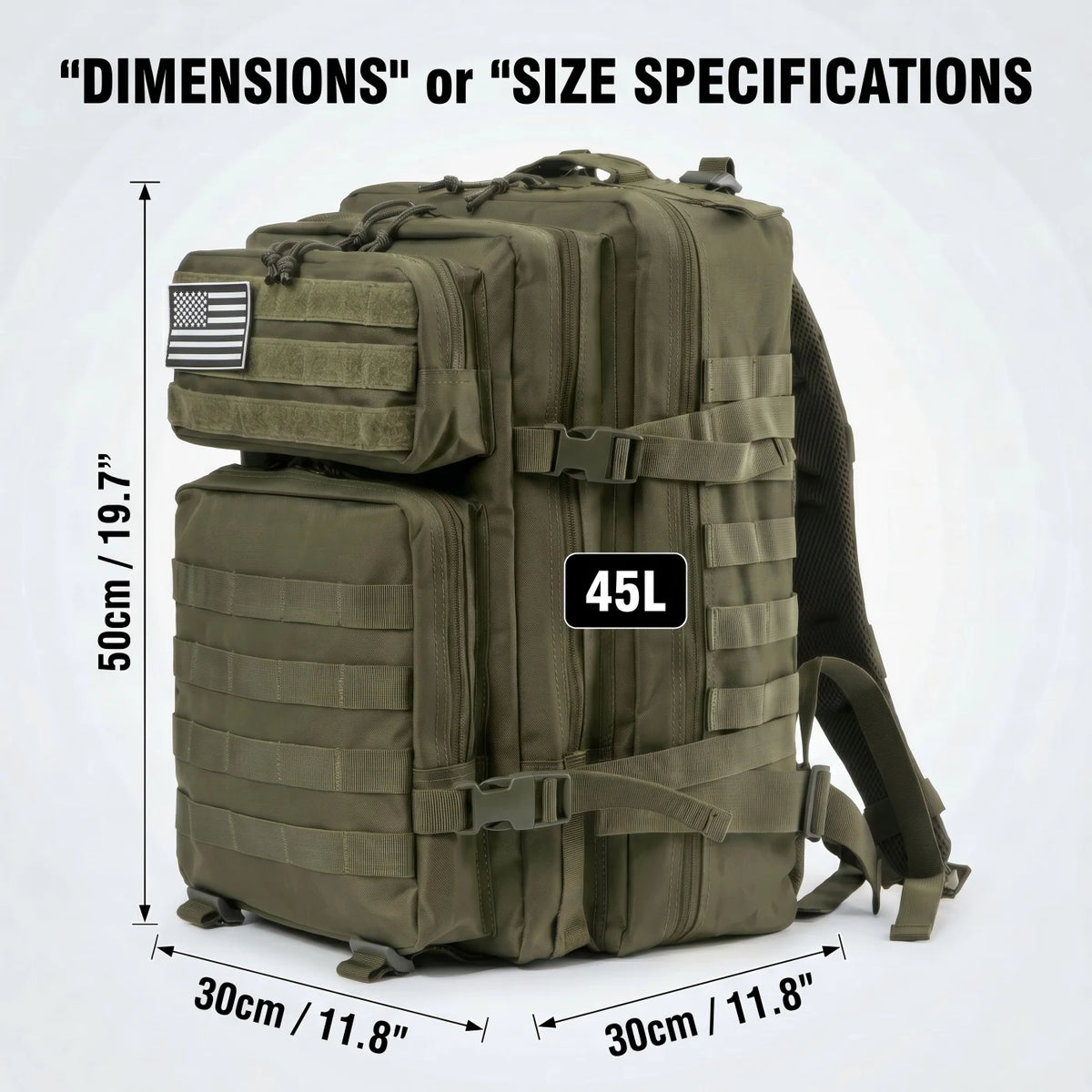 45L Tactical Hunting Backpack