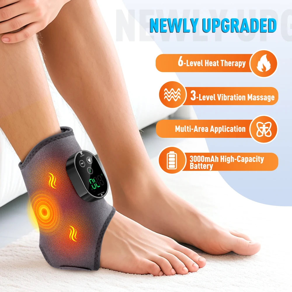 Electric 3-in-1 Ankle Calf Foot Vibration Massager