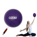 Small Exercise Ball Between Knees, 6 inch Pilates Ball