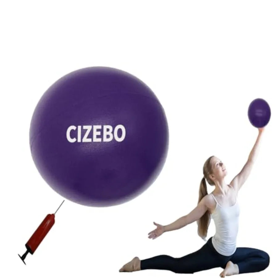 Small Exercise Ball Between Knees, 6 inch Pilates Ball