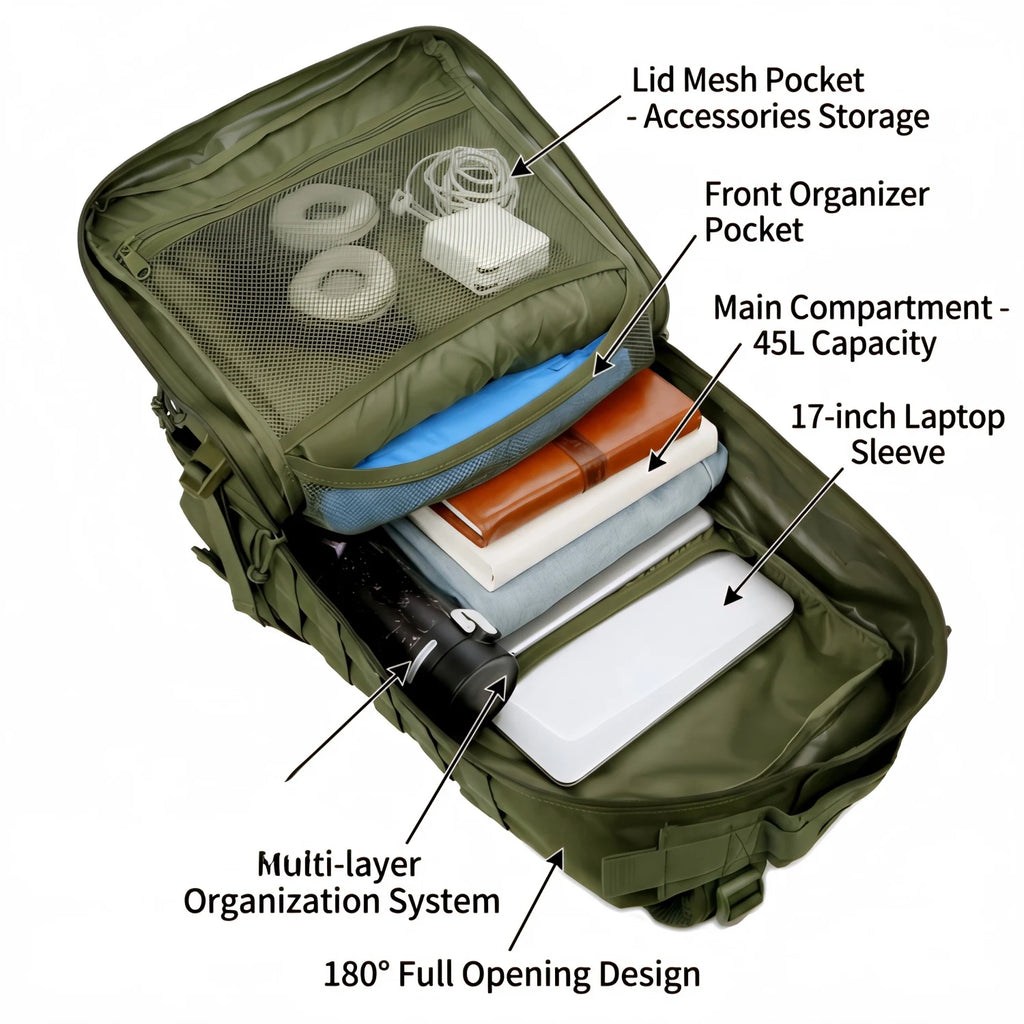 45L Tactical Hunting Backpack