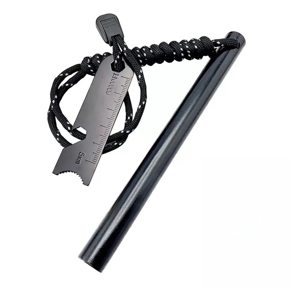 Bear Grylls Survival Fire Starter Magnesium Flint Rod Portable Emergency Firesteel Kit