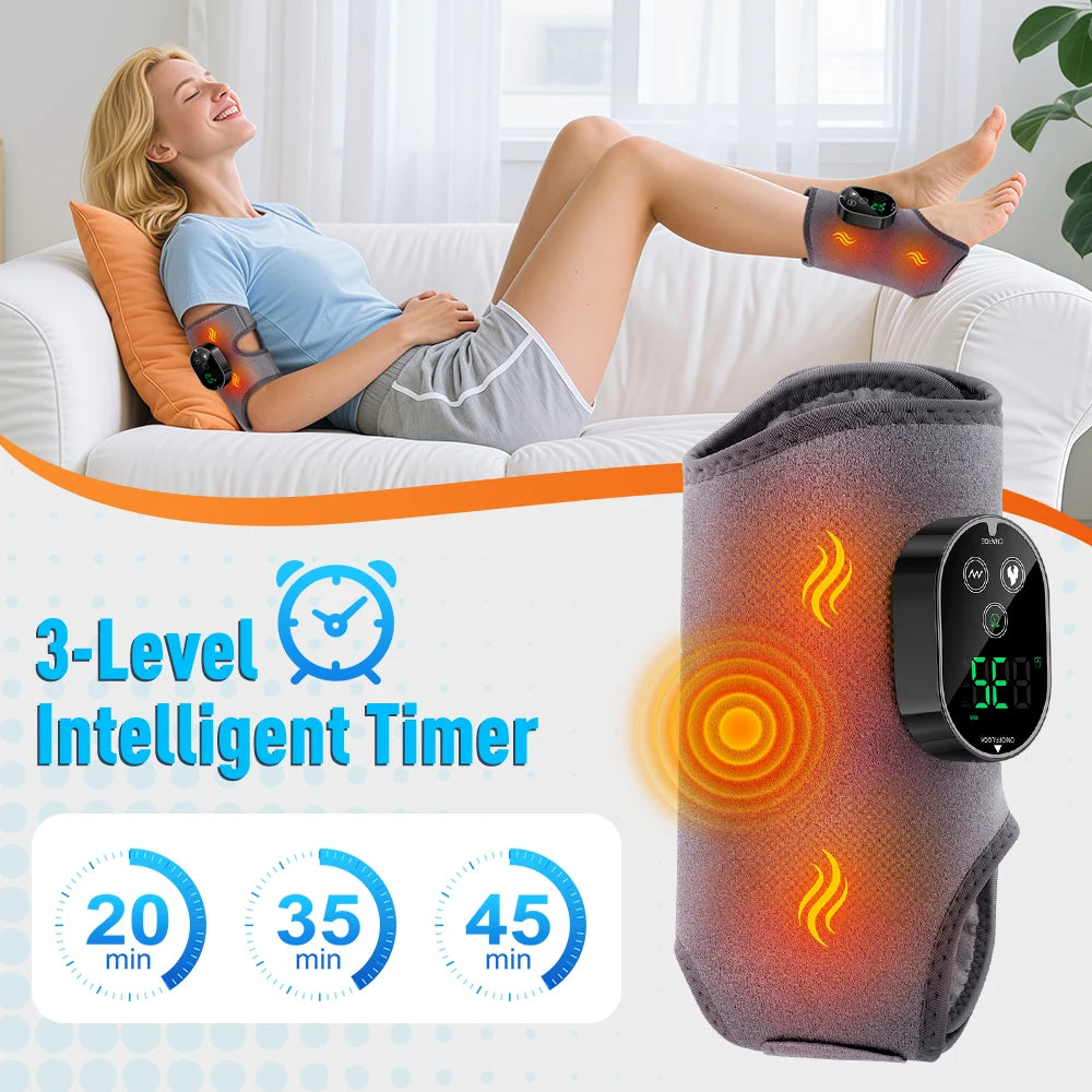 Electric 3-in-1 Ankle Calf Foot Vibration Massager