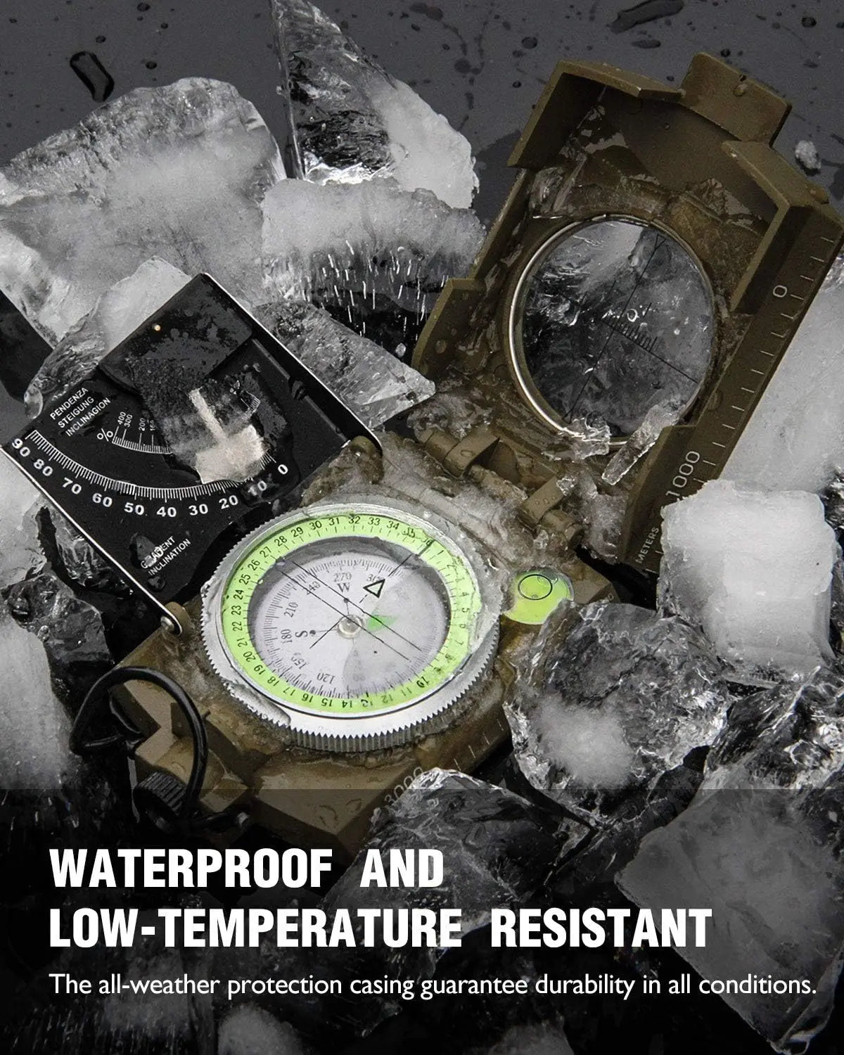 High Precision Outdoor Survival Military Compass