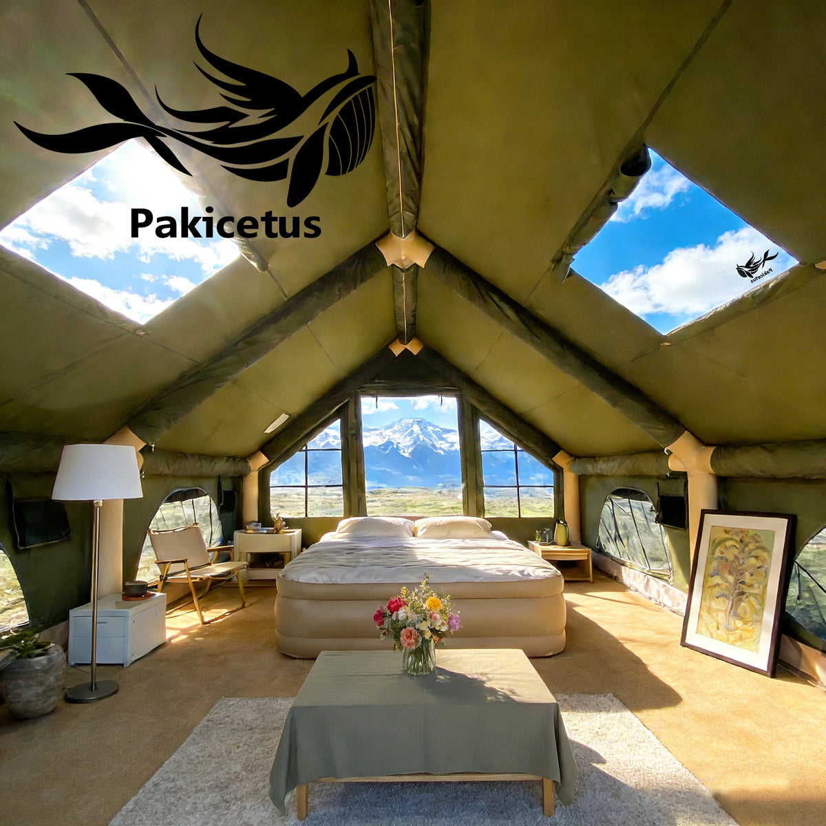 Large Luxury Inflatable Glamping Tent