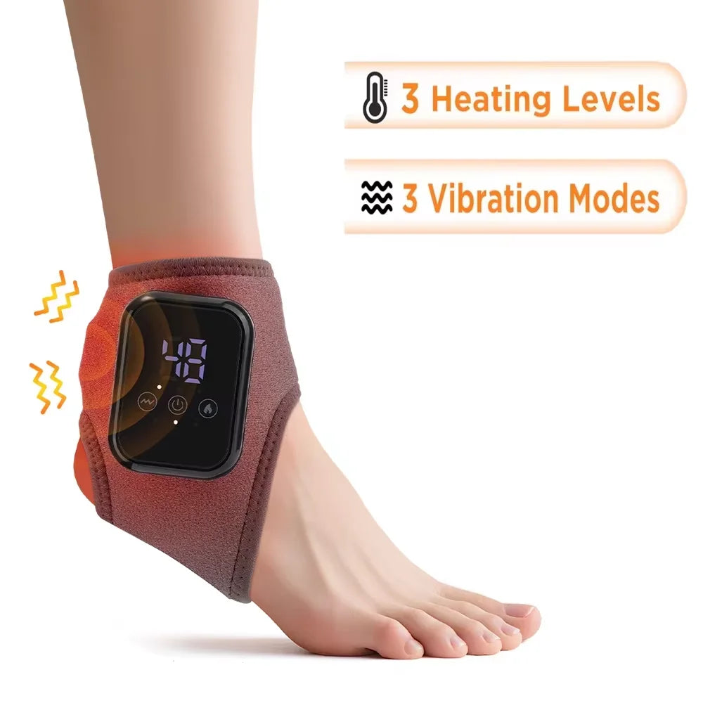 Electric 3-in-1 Ankle Calf Foot Vibration Massager