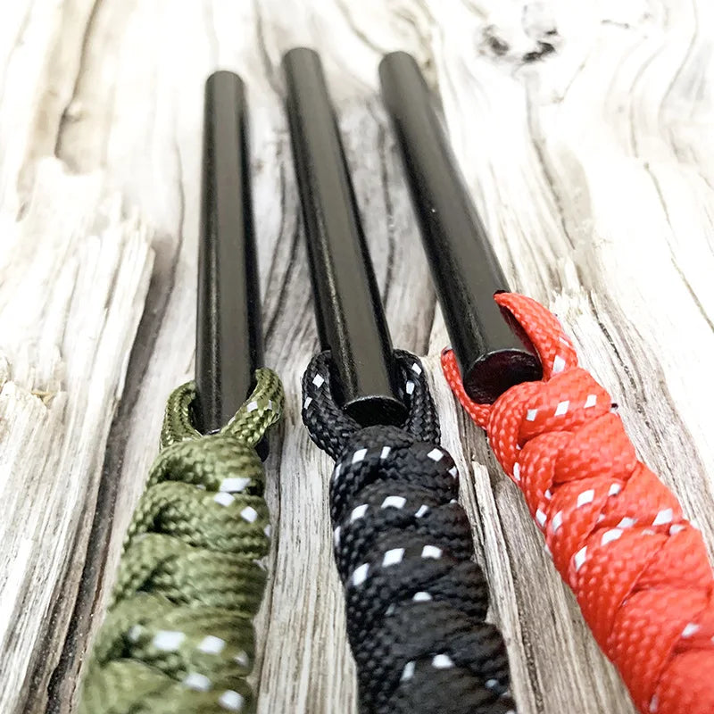 Bear Grylls Survival Fire Starter Magnesium Flint Rod Portable Emergency Firesteel Kit