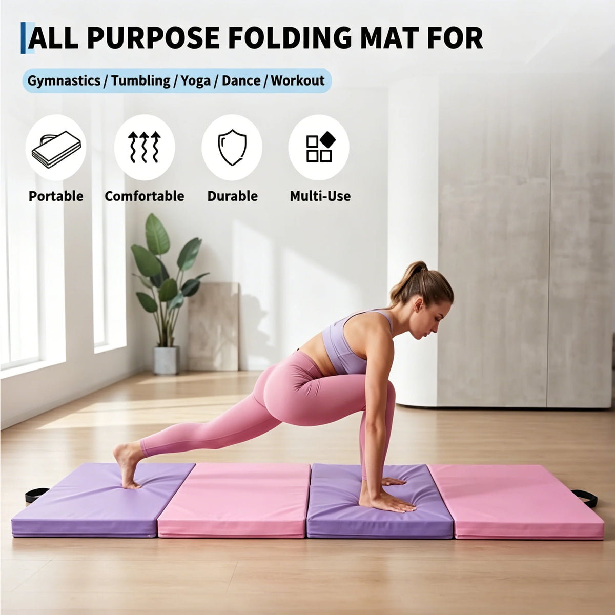 6x3 Ft Gymnastics Mat,