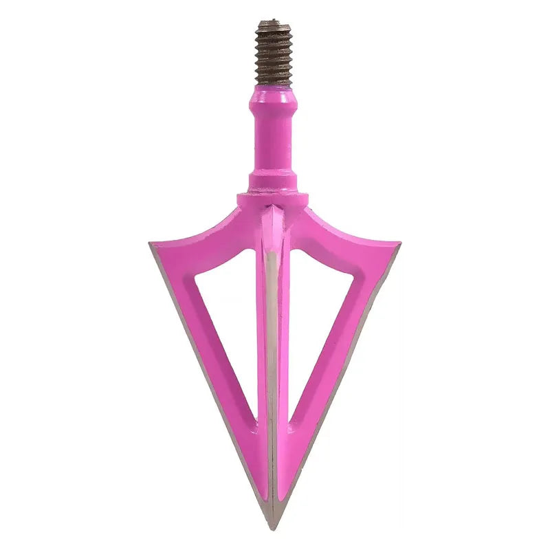 6Pcs Hunting Broadheads 100 Grain Stainless Steel