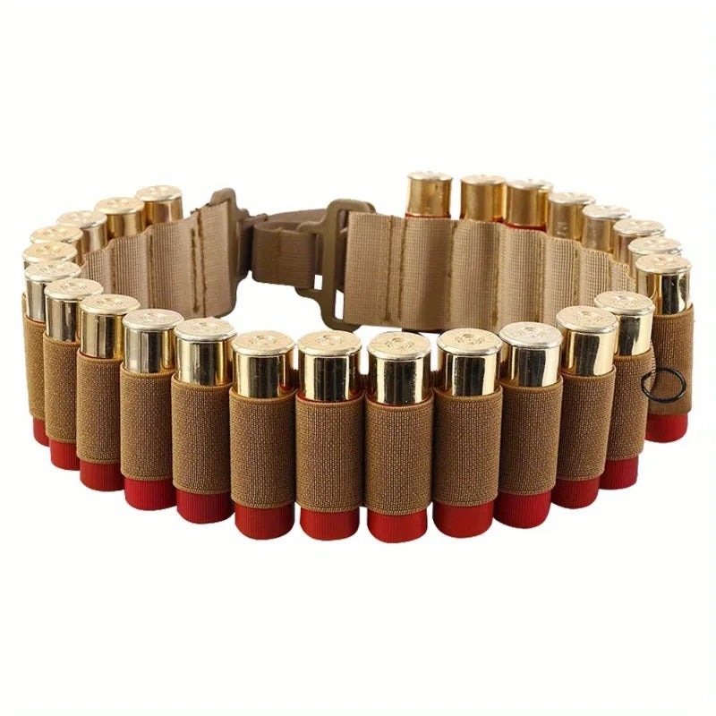 Tactical 25 Rounds Ammo Shell Holder Belt