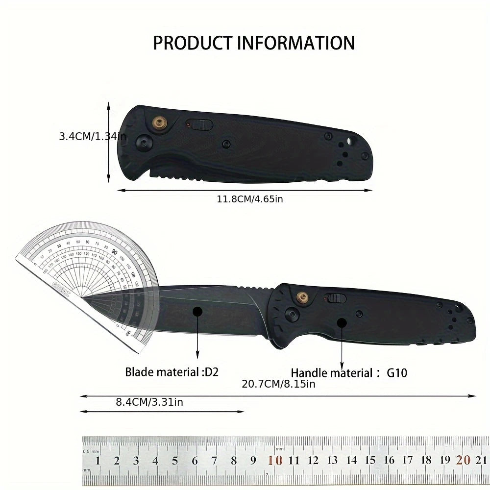 BM 4300 Folding Knife G10 Handle Wilderness Exploration