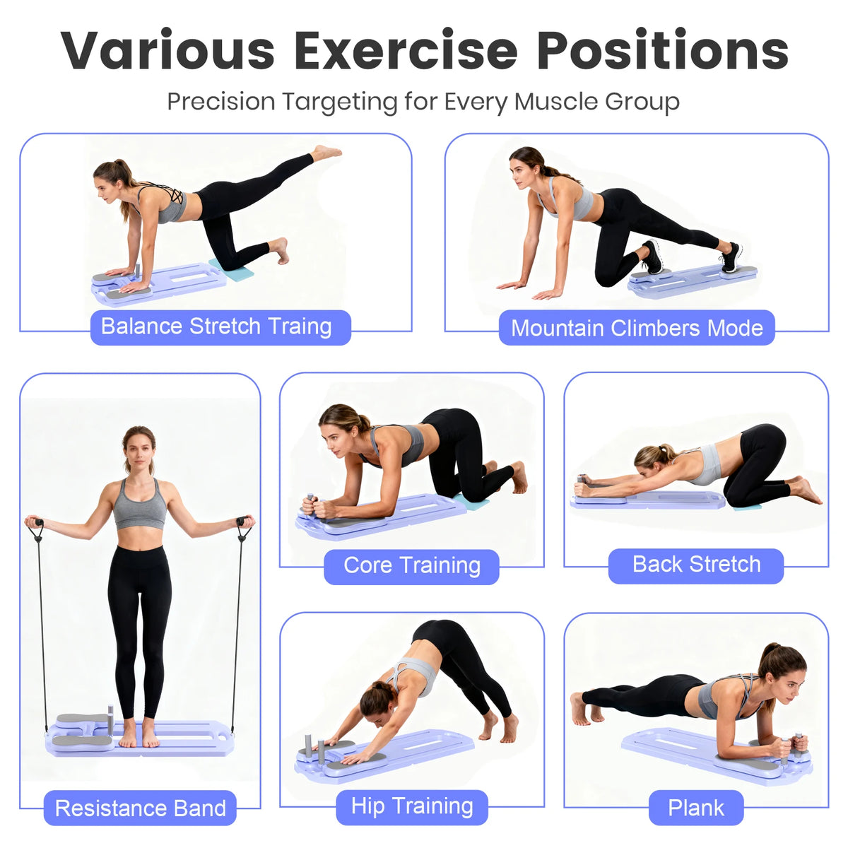 5-in-1  Pilates Abs Board