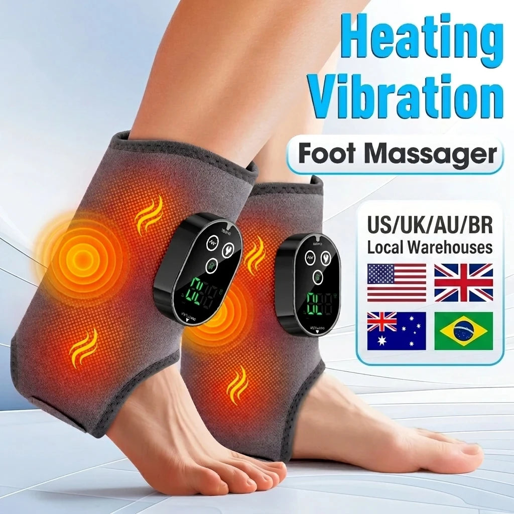 Electric 3-in-1 Ankle Calf Foot Vibration Massager