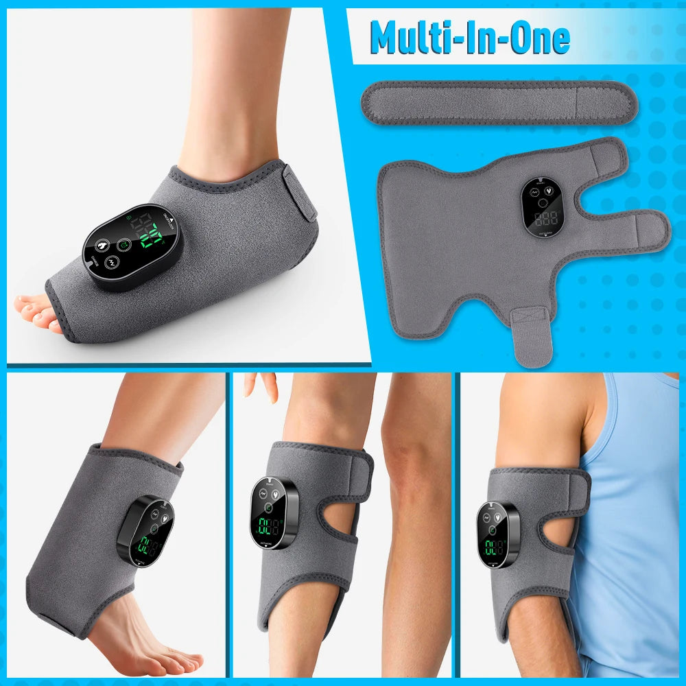 Electric 3-in-1 Ankle Calf Foot Vibration Massager