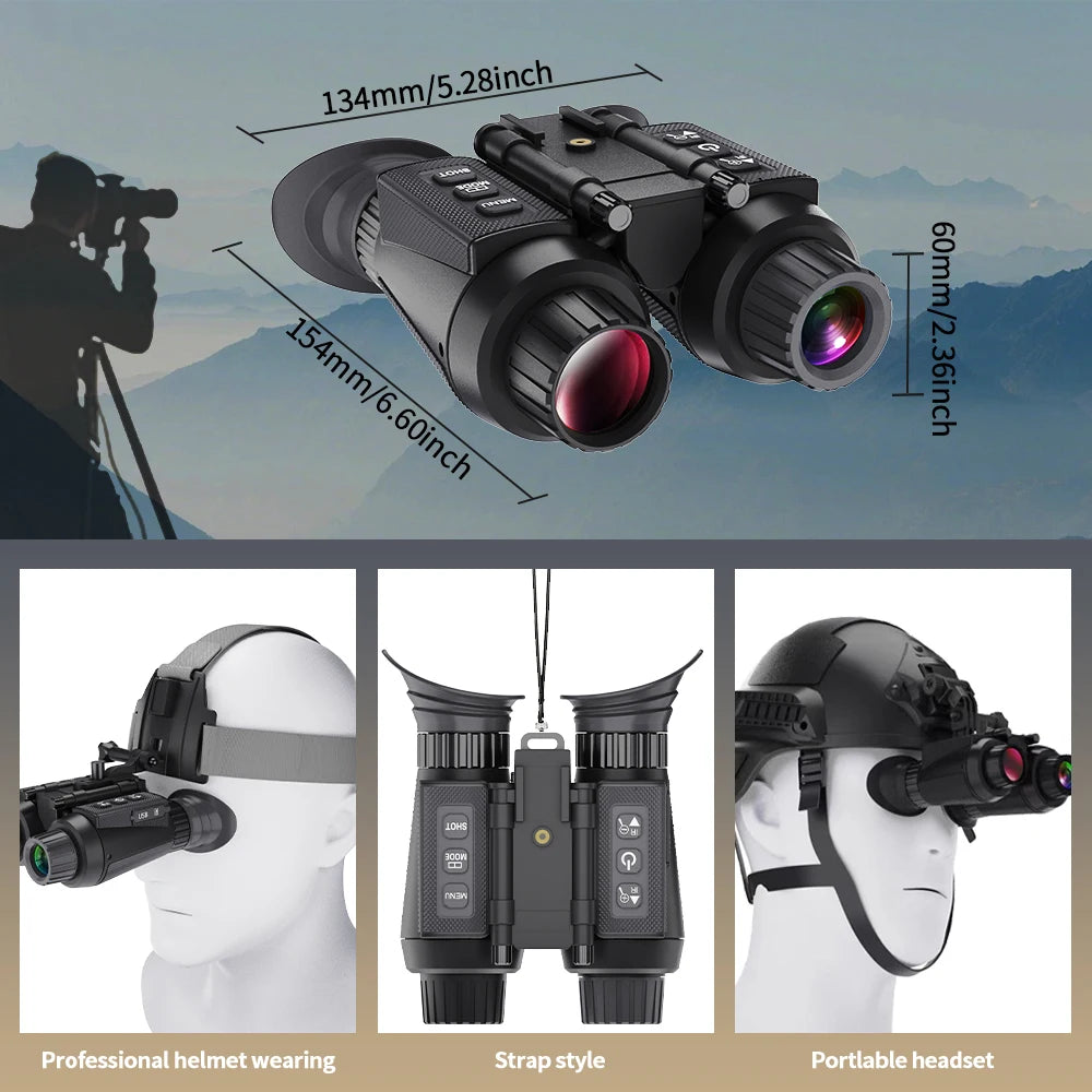 Head-Mounted Night Vision Goggles & Binoculars for Adults –