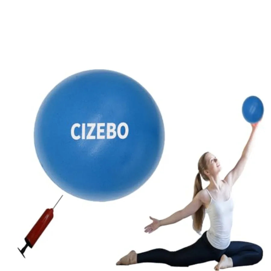 Small Exercise Ball Between Knees, 6 inch Pilates Ball
