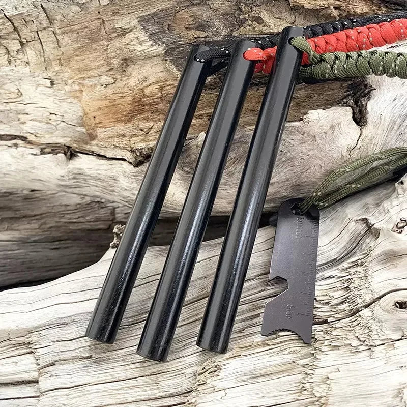 Bear Grylls Survival Fire Starter Magnesium Flint Rod Portable Emergency Firesteel Kit