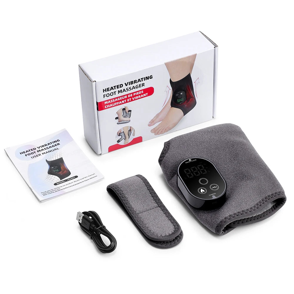 Electric 3-in-1 Ankle Calf Foot Vibration Massager