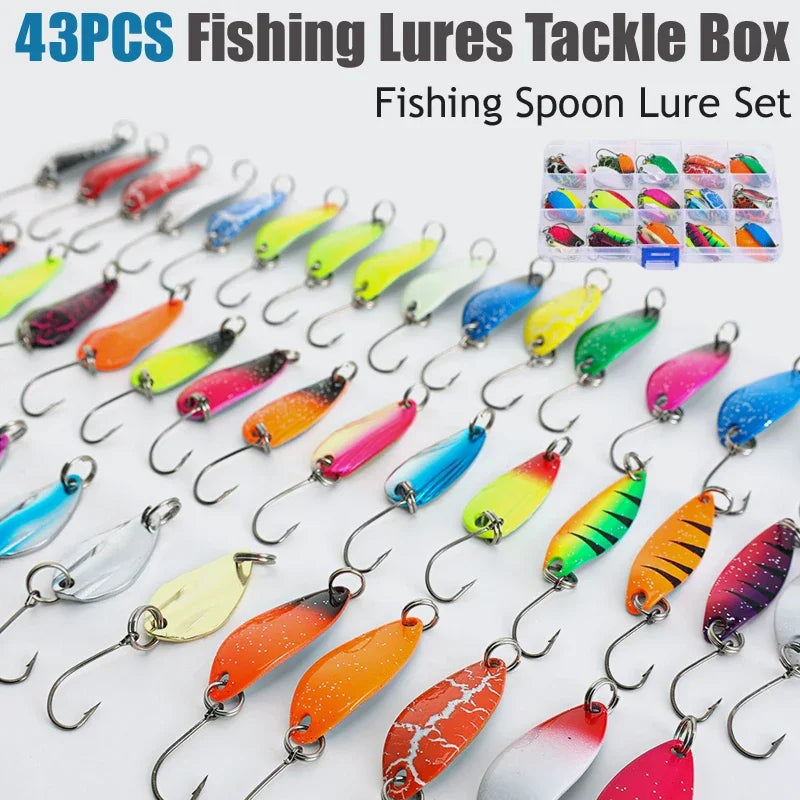 Professional Multi-Color Sequined Metal Lure Set,