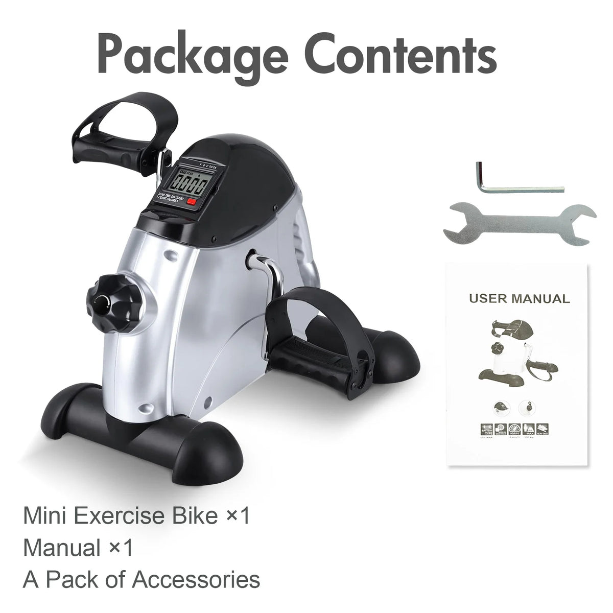 Mini Under Desk Pedal Exerciser Bike