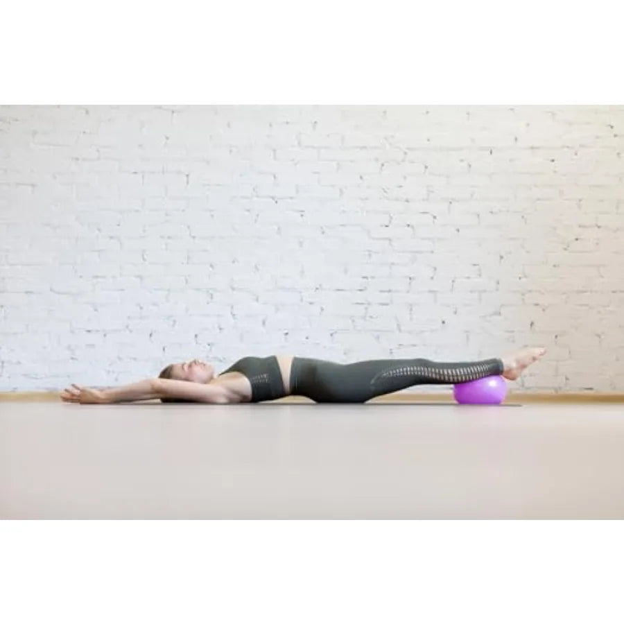 Small Exercise Ball Between Knees, 6 inch Pilates Ball