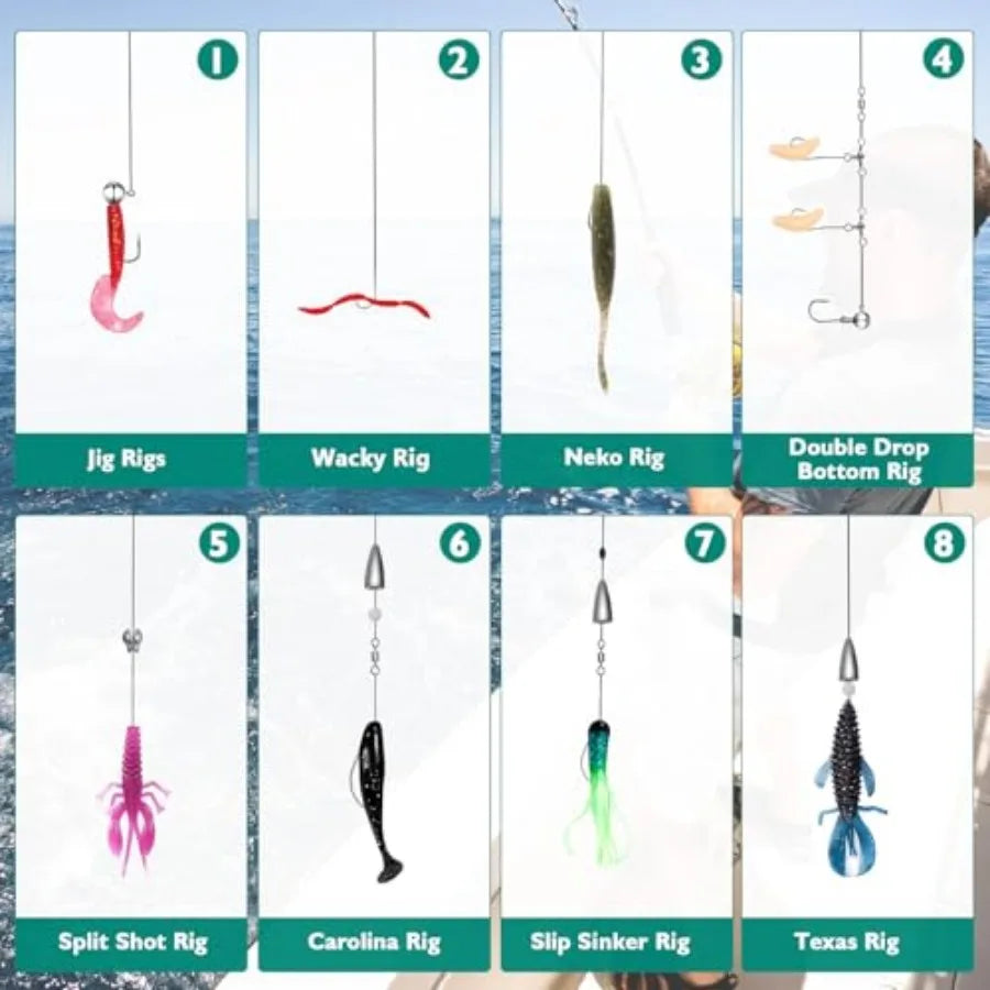 Fishing Lures - Tackle Box with Tackle Included,
