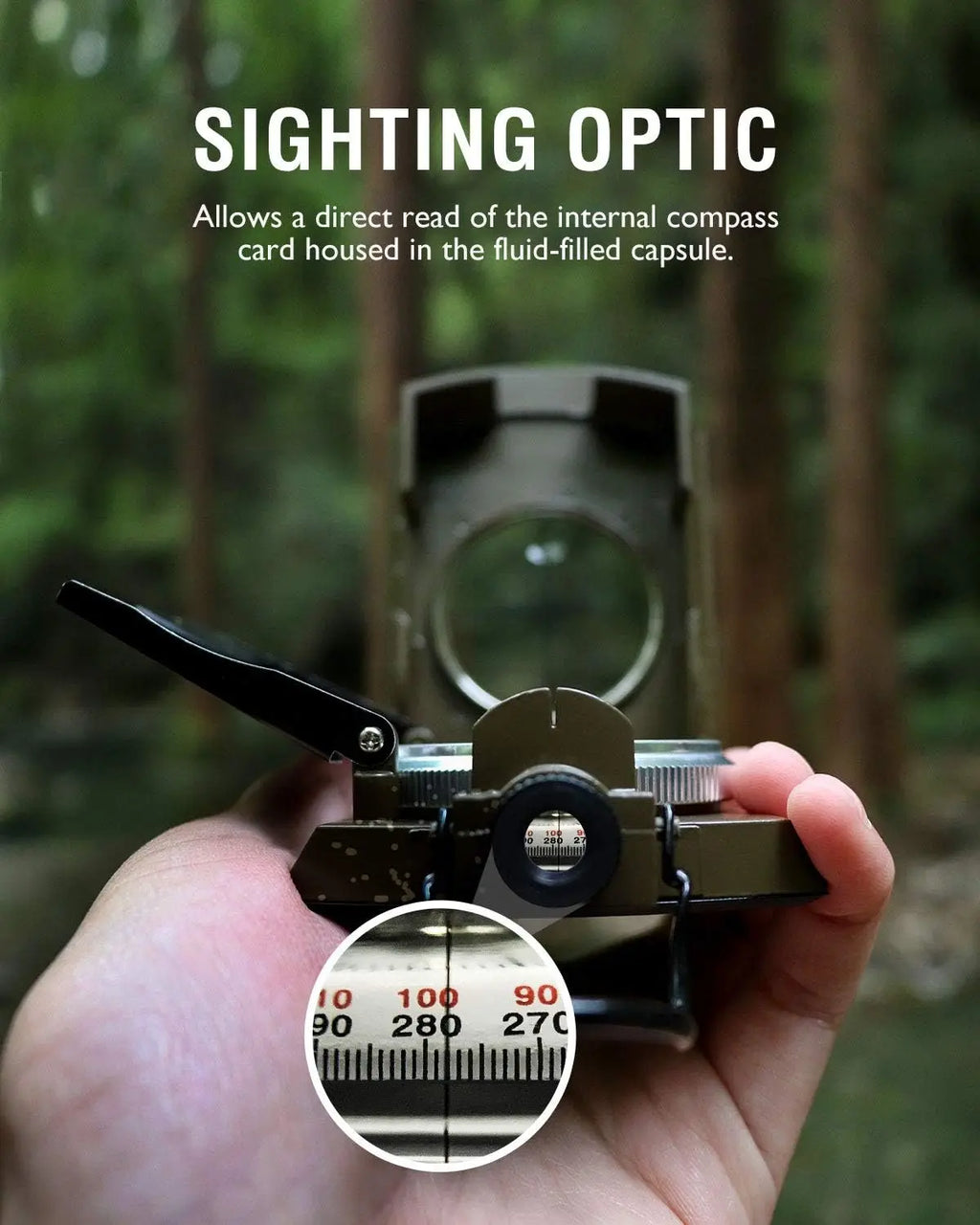 High Precision Outdoor Survival Military Compass