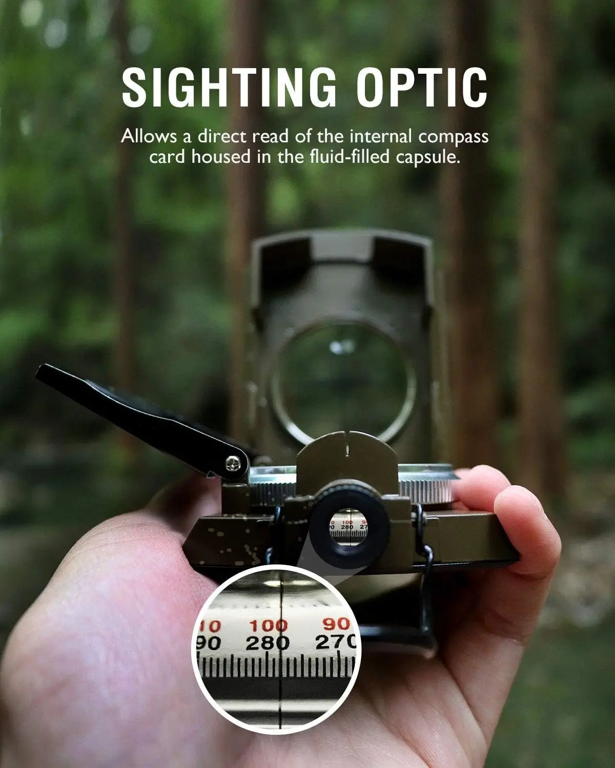 High Precision Outdoor Survival Military Compass