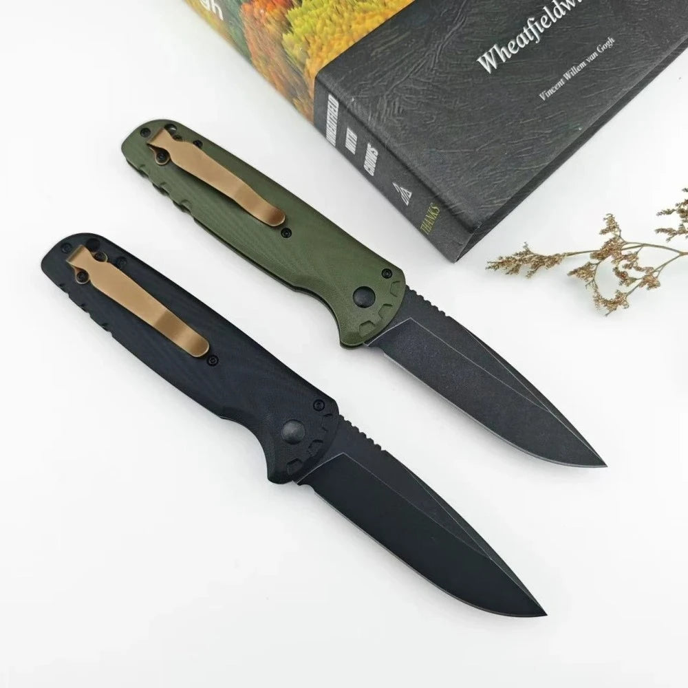 BM 4300 Folding Knife G10 Handle Wilderness Exploration
