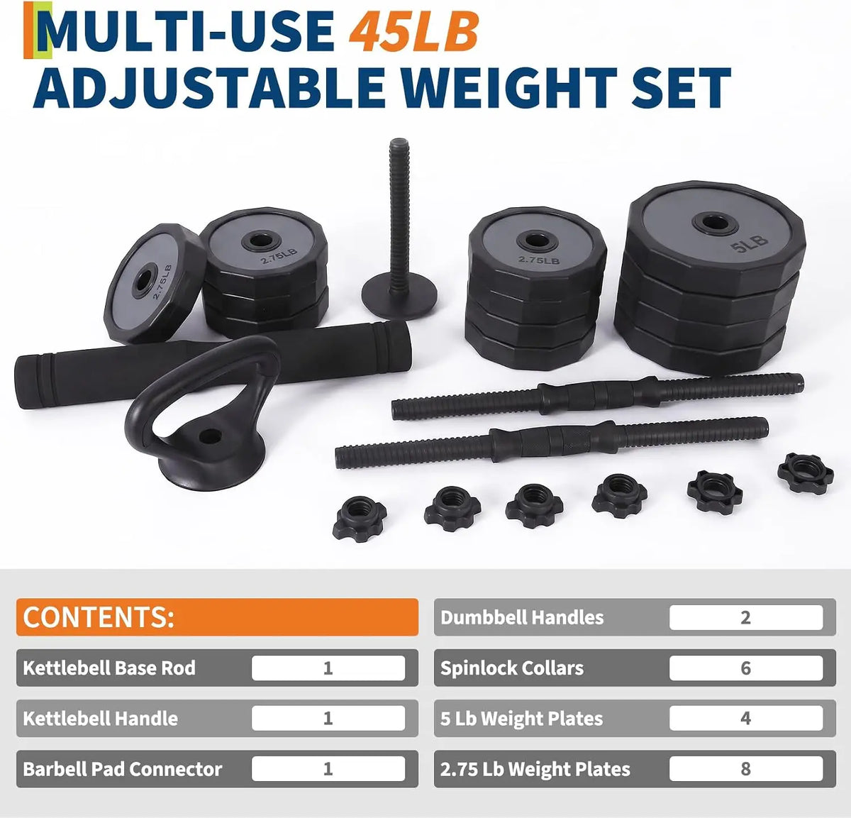 Adjustable Dumbbells Set