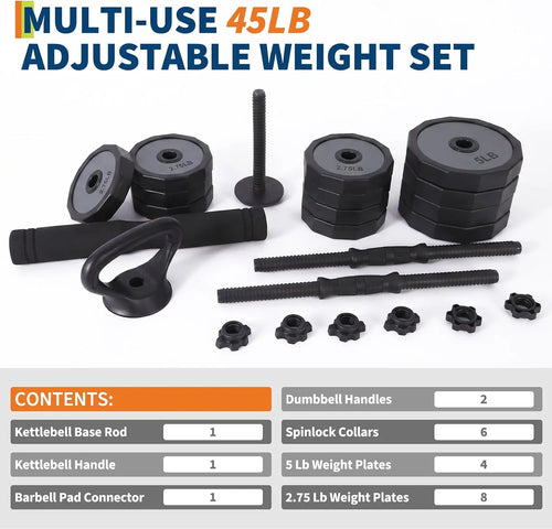 Adjustable Dumbbells Set