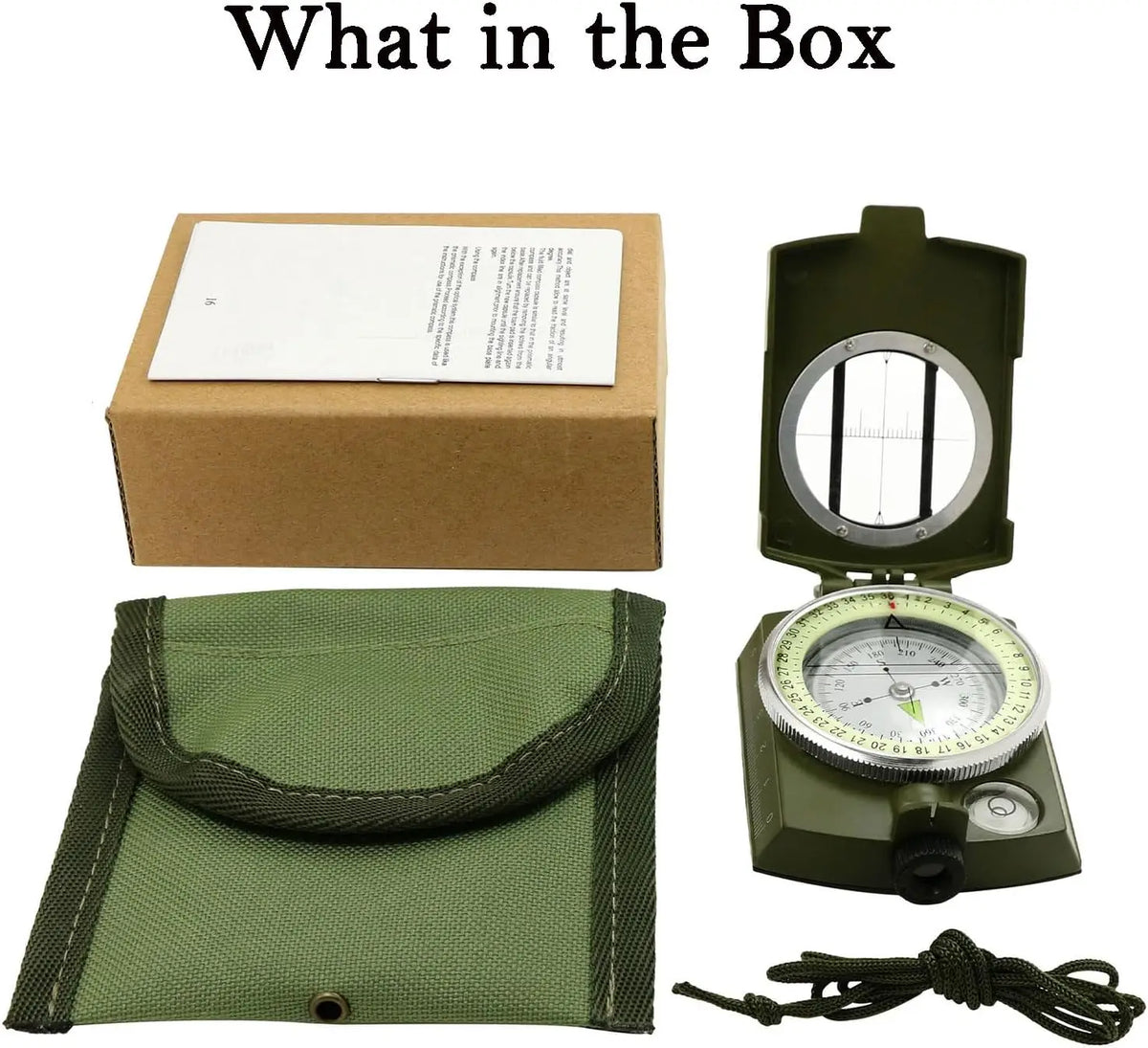 High Precision Outdoor Survival Military Compass