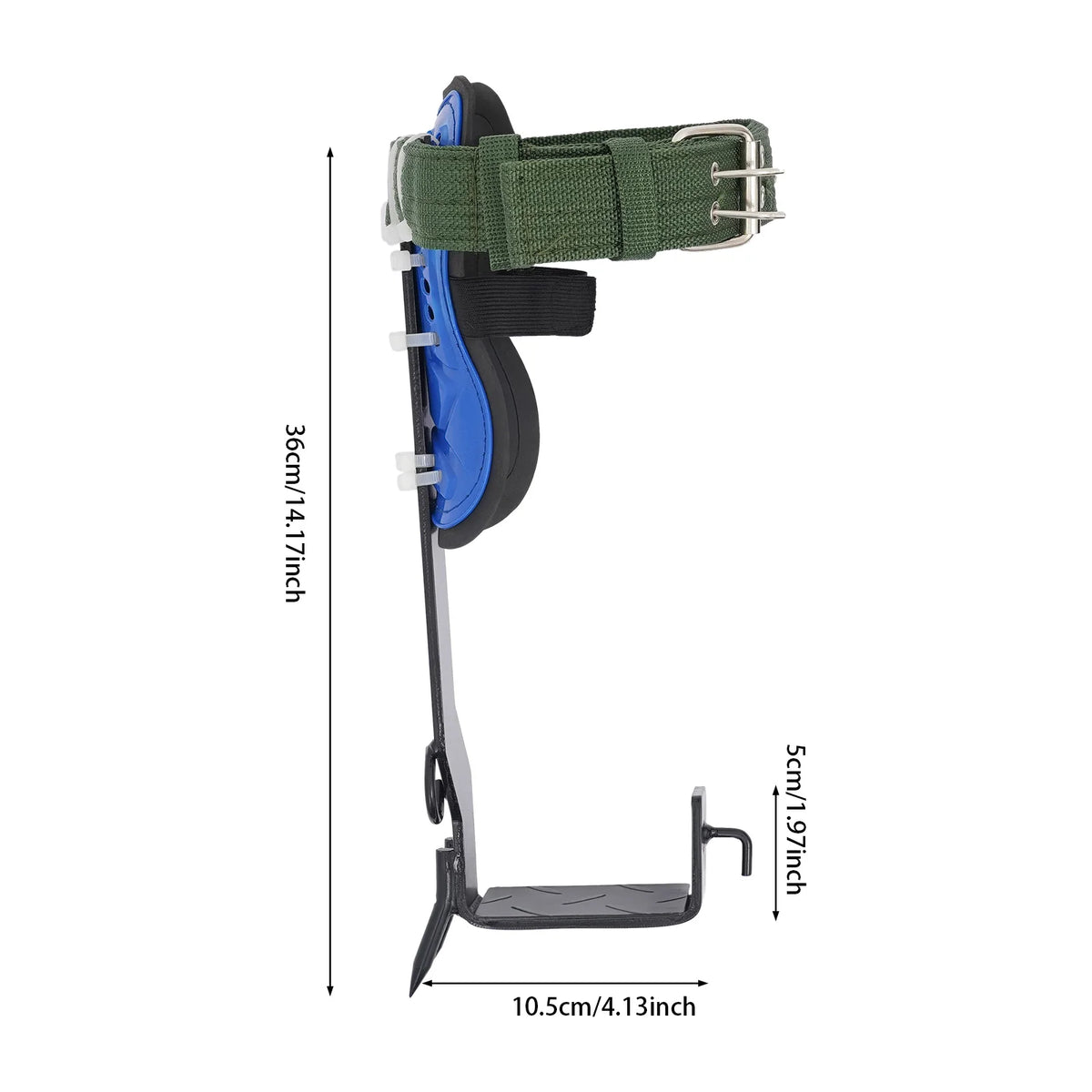 Tree Climbing Tools Set, Heavy Duty Carbon Steel Climbing Spikes with Safety Belt and Rope,