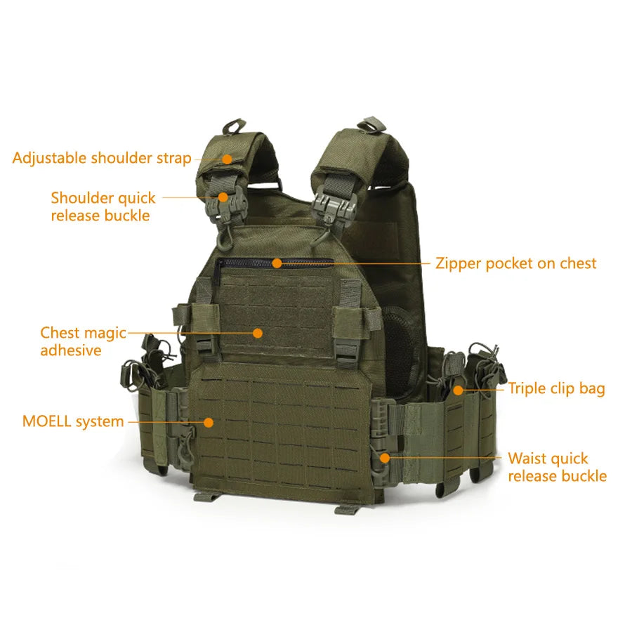 Multi Functional Quick Release Vest Laser