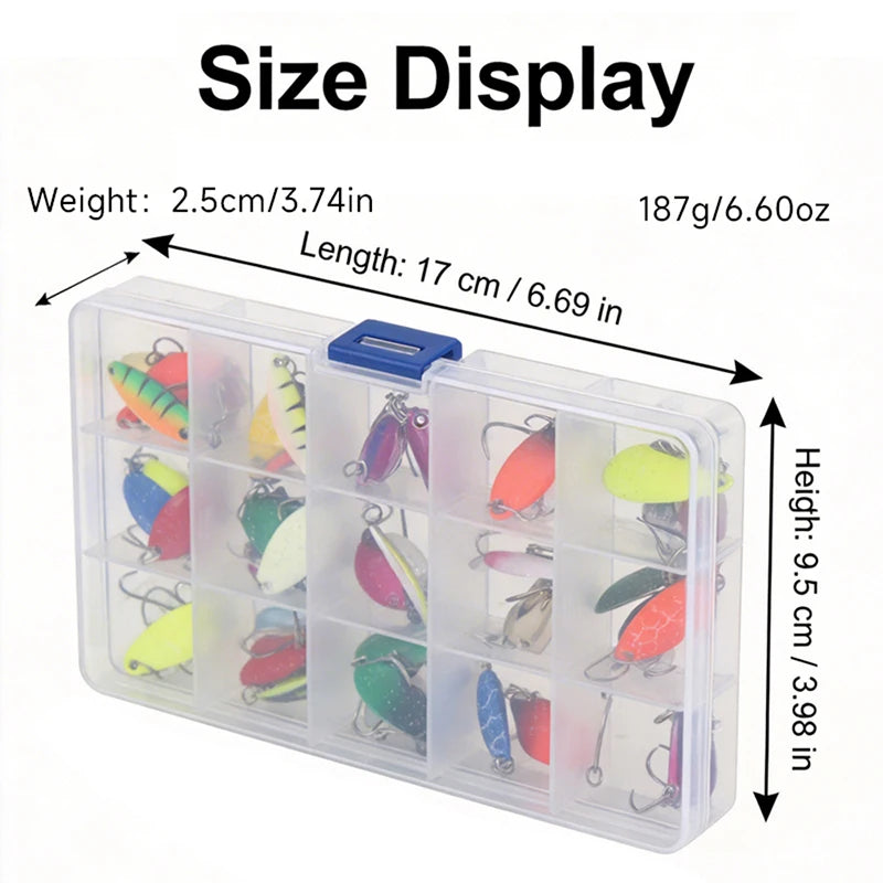 Professional Multi-Color Sequined Metal Lure Set,