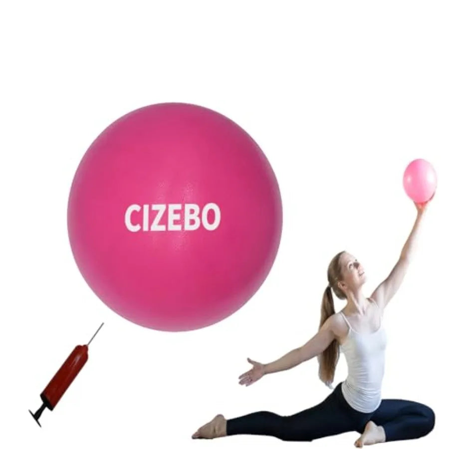Small Exercise Ball Between Knees, 6 inch Pilates Ball