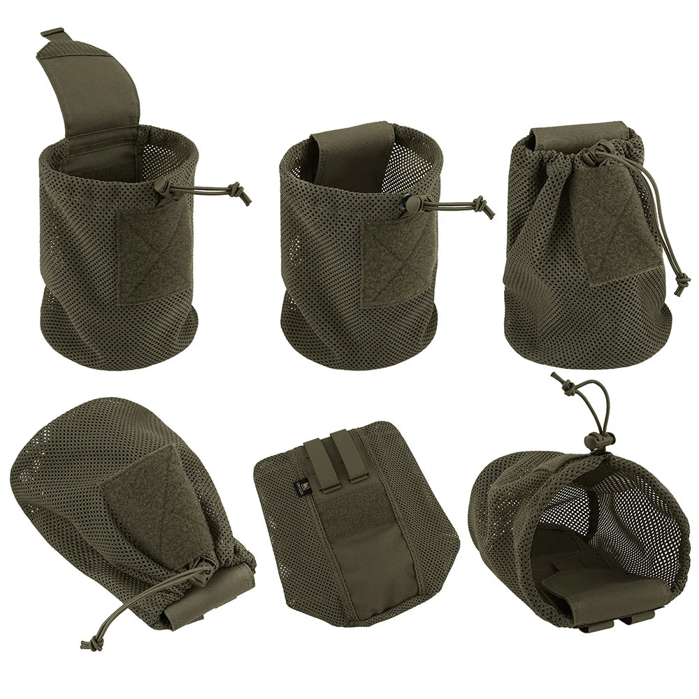 Nylon Tactical  Roll Up Mesh Dump Pouch