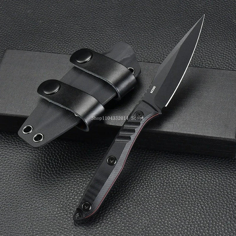 Outdoor Straight Knife EDC Jungle Adventure Climbing Knives G10 Handle