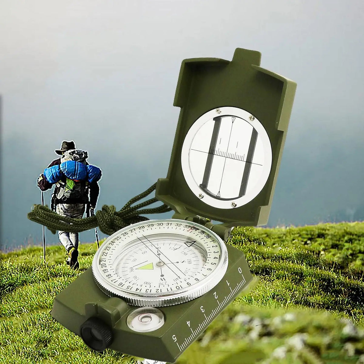 High Precision Outdoor Survival Military Compass