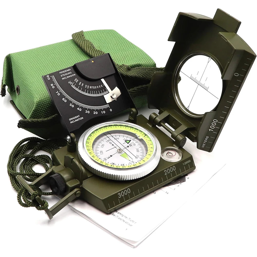 High Precision Outdoor Survival Military Compass