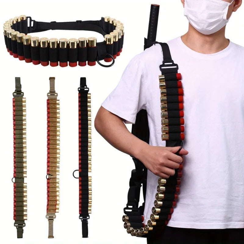 Tactical 25 Rounds Ammo Shell Holder Belt